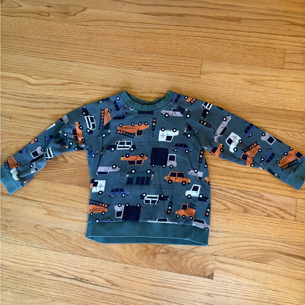 Polarn O. Pyret Vehicle Sweatshirt- size 4-5T